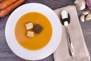 Cream of vegetable soup