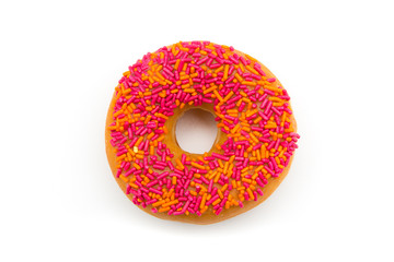 orange donut leckerrei