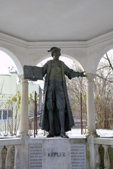 Statue of Johannes Kepler. Linz, Austria