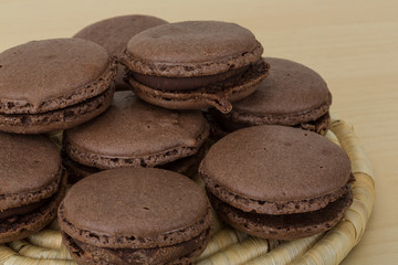 Chocolate macaroons
