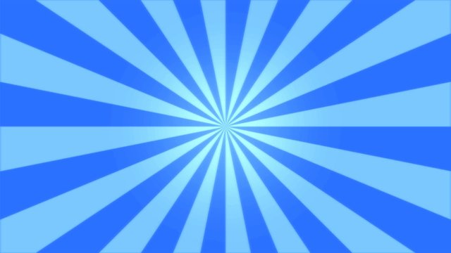Rotating Stripes Background Animation - Loop Blue