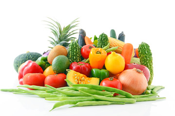 新鮮な野菜と果物
