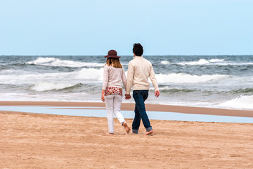 Paar am Strand