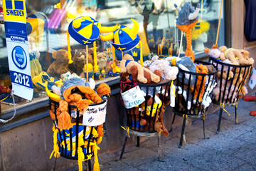 Swedish souvenirs in Stockholm, Sweden