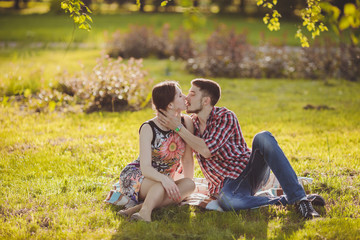 young couple in love 