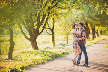 Fototapeta premium young couple in love