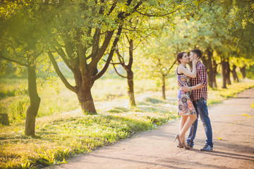 Fototapeta premium young couple in love
