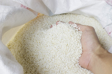 In sacks of rice from farmers in the countryside