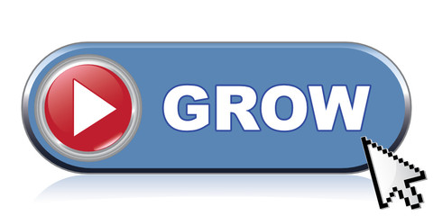 Fototapeta premium GROW ICON