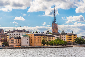 Fototapeta na wymiar Old Town in Stockholm, Sweden