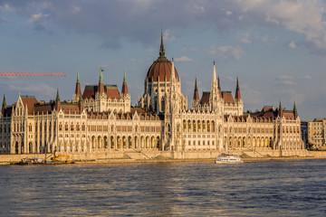 Fototapeta premium The building of the Parliament in Budapest, Hungary