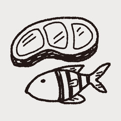 doodle fish meat