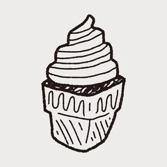 ice cream doodle drawing
