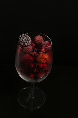 Mixed frozen berries