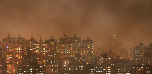 urban air pollution of China