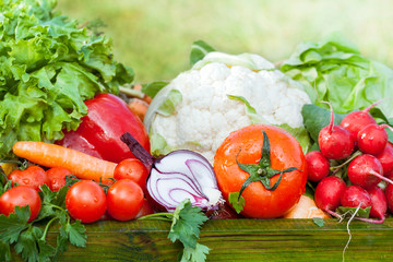 fresh organic vegetables