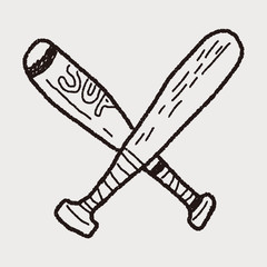 baseball bat doodle
