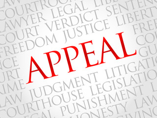 Appeal word cloud concept