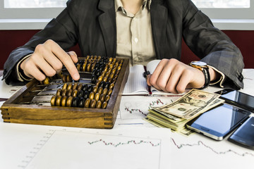 Exchange Rates and Forex Charts make money wooden abacus