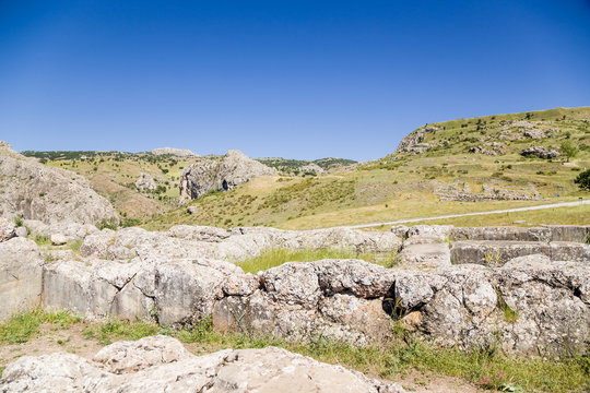 Hattusa, Turkey. Archaeological excavations
