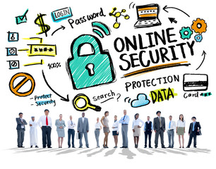 Online Security Protection Internet Safety Business Concept