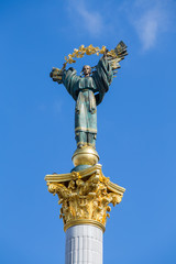 Independence monument in Kiev, Ukraine