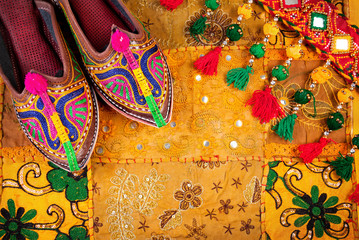 Ethnic Rajasthan shoes and belt
