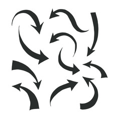 Hand drawn arrows