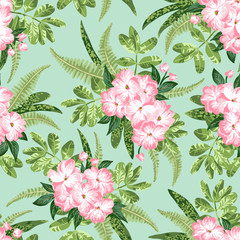 Seamless exotic pattern.