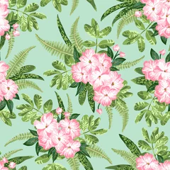 Tuinposter Seamless exotic pattern. © Lisla