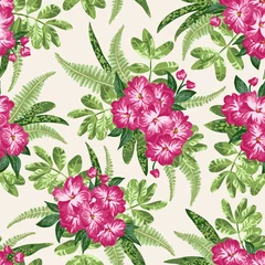 Gordijnen Seamless exotic pattern. © Lisla