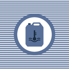 Automotive water color flat icon