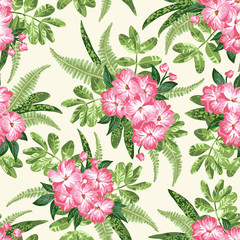 Seamless exotic pattern.