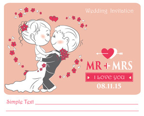 loving couple , vector illustration.