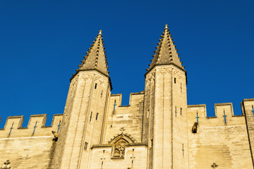 Fototapeta na wymiar Palais des Papes Avignon