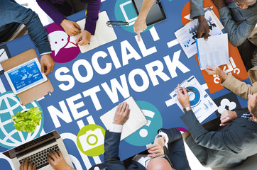 Social Network Internet Online Society Social Network Concept