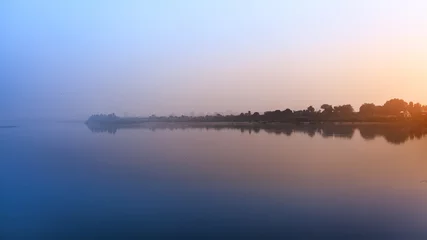 Foto auf Acrylglas Fluss Schöne Aussicht auf den Fluss Ganga