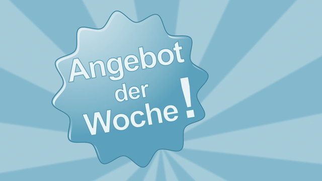 Angebot der Woche