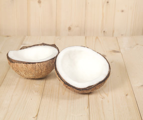 coconut on table