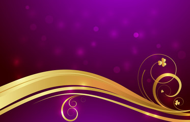 Golden Flourish Graphic