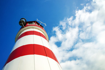 Lighthouse with blue sky
