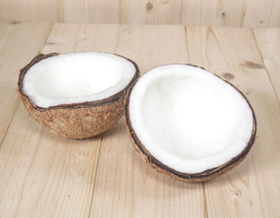 coconut on table