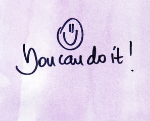 you can do it