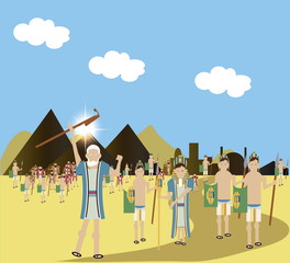 Moses Pleads with Pharaoh