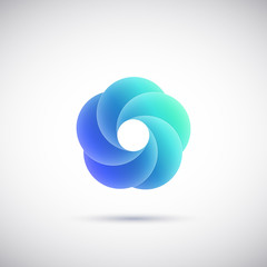 Abstract Wave logo. Vector illustration