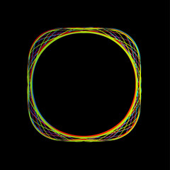 Colorful banner or text box for web design