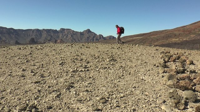 randonn&eacute;e dans le d&eacute;sert