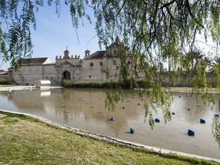 Monastery of the Cartuja, ex Ceramic tile factory Seville Spain,