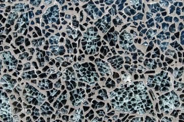 Background of polished concrete and stones