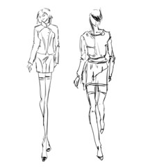 SKETCH. fashion girls